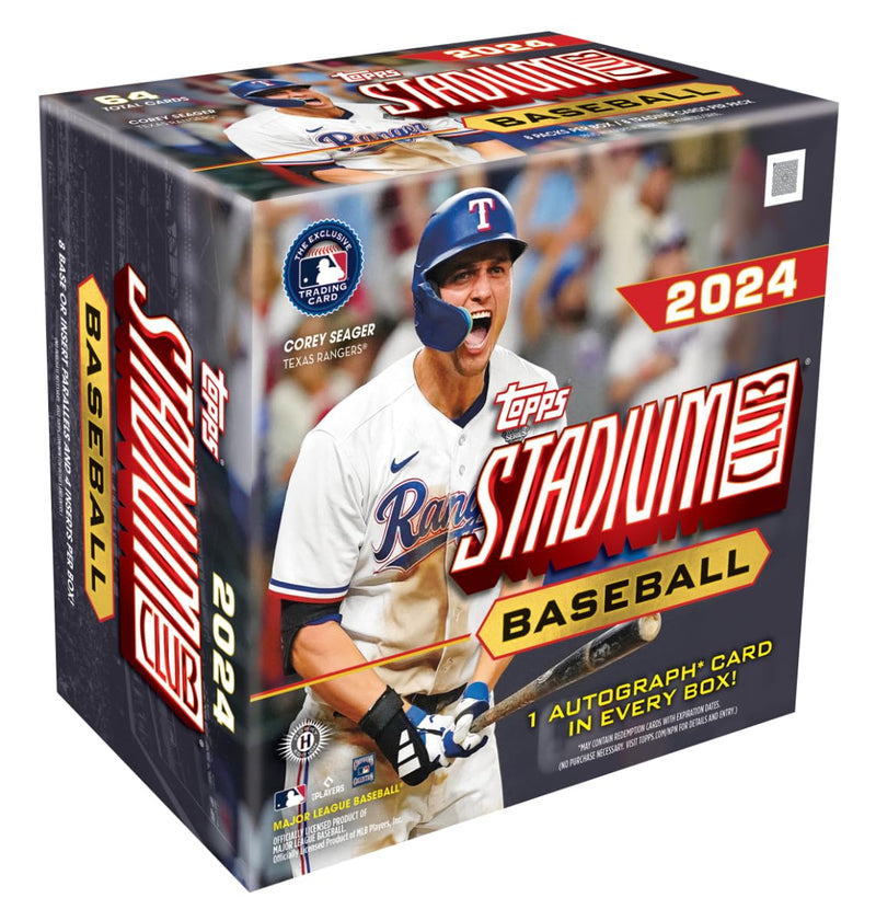 2024 Topps Stadium Club Baseball - Compact Trading Card Box (1 Autograph Per Box)